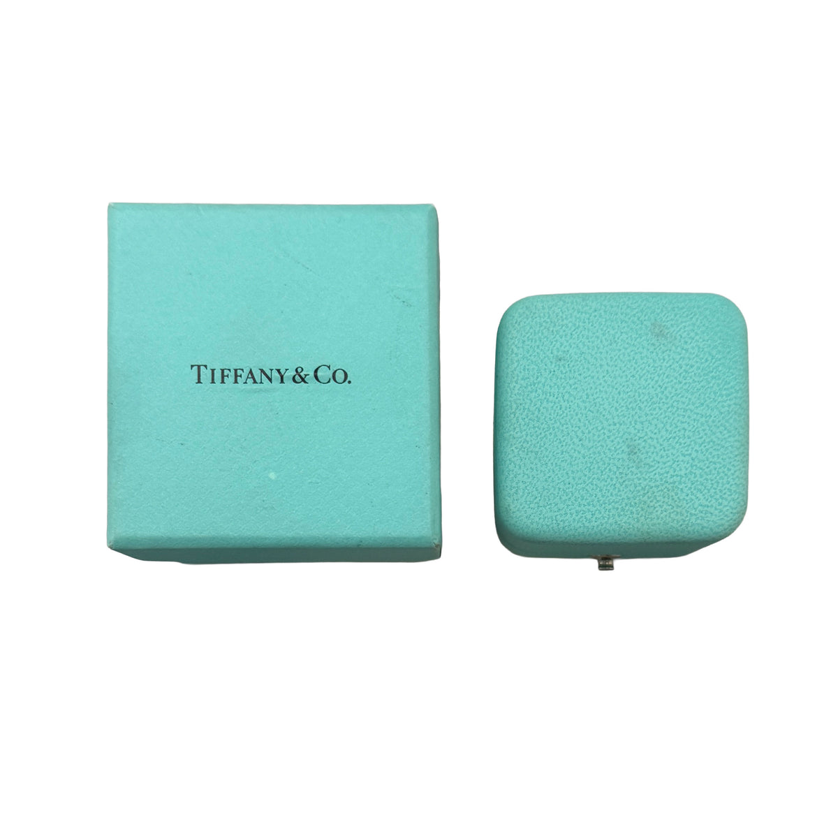 Tiffany & Co. White Gold Diamond Tiffany T Wire Ring box