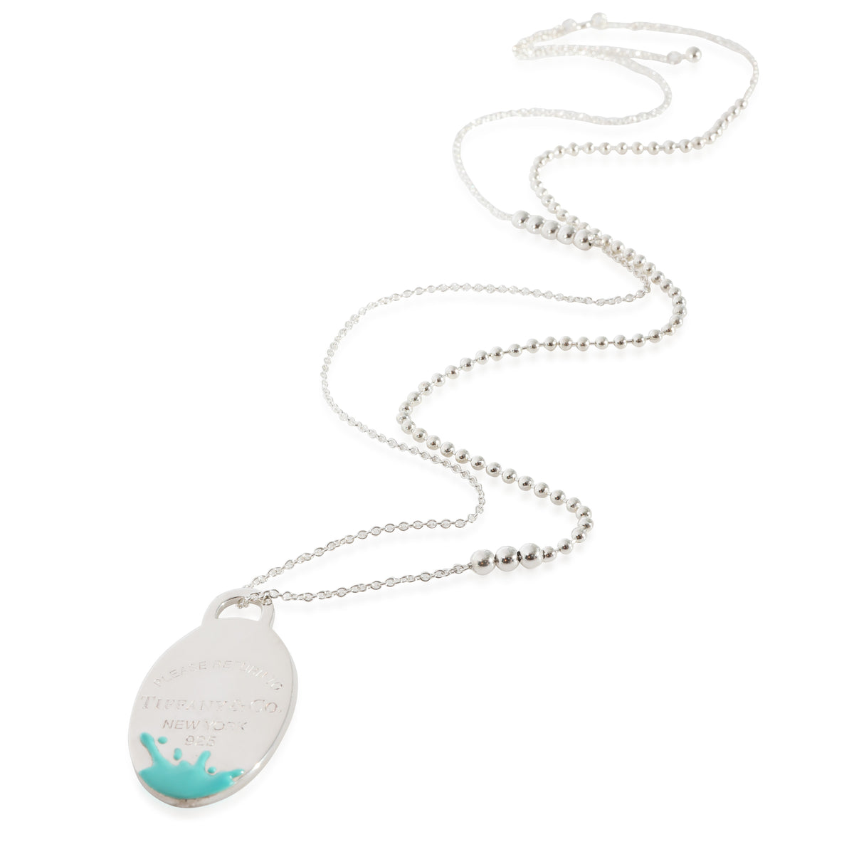 Tiffany & Co. Sterling Silver  Return To Tiffany Splash Pendant pv