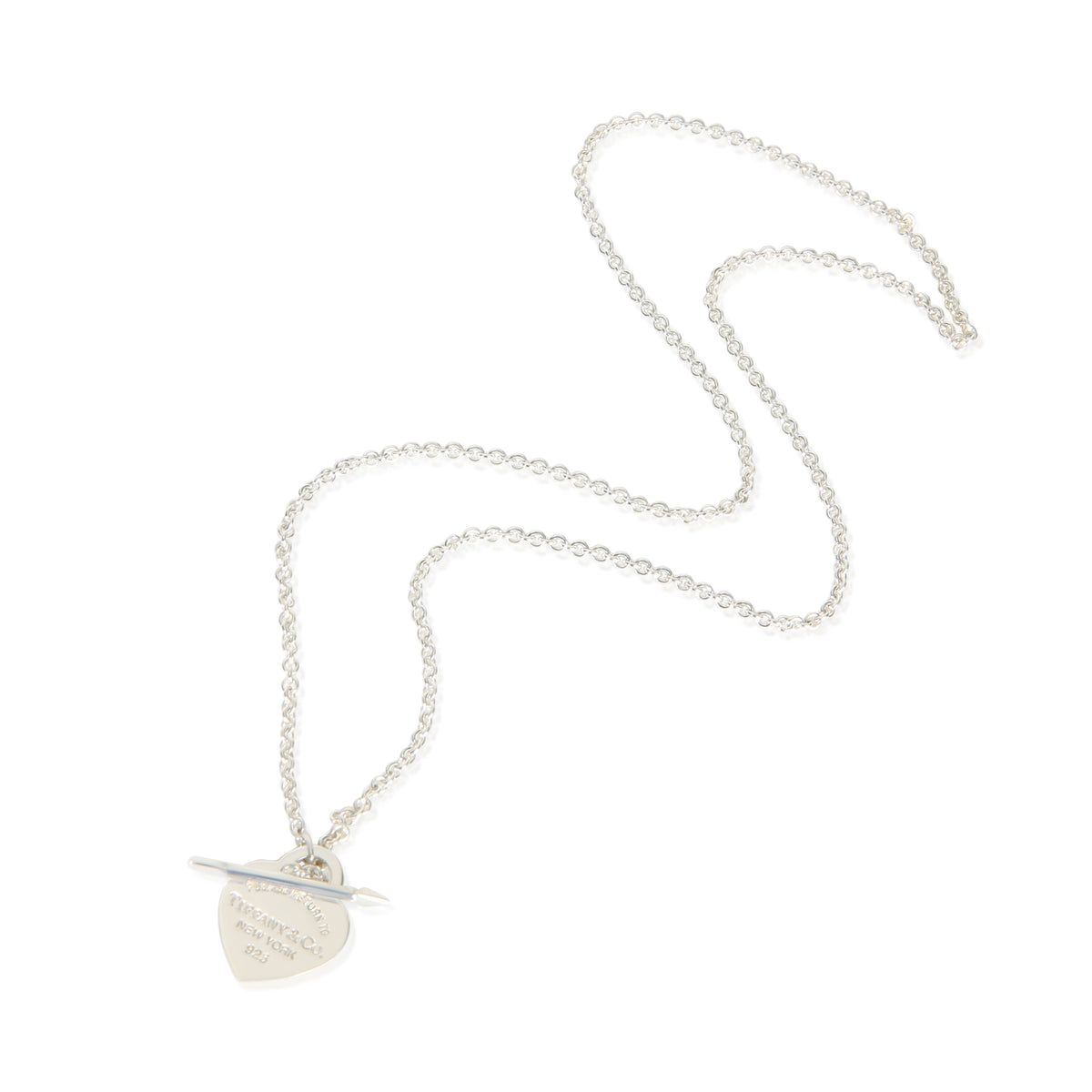 Tiffany & Co. Sterling Silver  Return To Tiffany Lovestruck Pendant 2