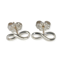 Tiffany & Co. Sterling Silver  Infinity Stud Earrings fv