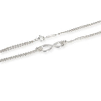 Tiffany & Co. Sterling Silver  Infinity Necklace