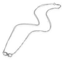 Tiffany & Co. Sterling Silver  Infinity Necklace