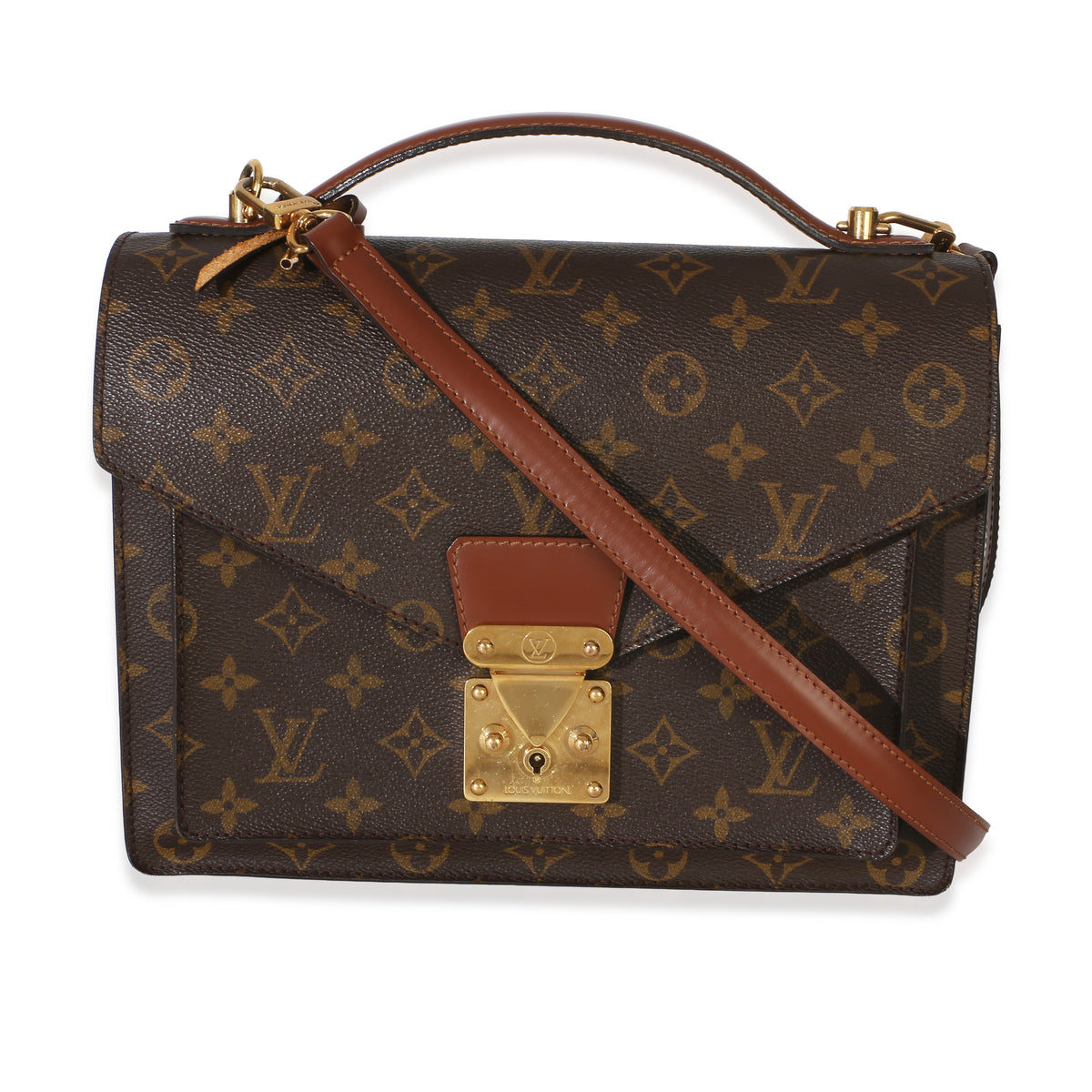 Louis Vuitton Monogram Canvas Calfskin Concorde Handbag id