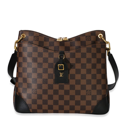Louis Vuitton Black Damier Ebene Odeon MM Handbag id