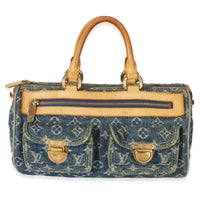 Louis Vuitton Blue Denim Monogram Neo Speedy Handbag id