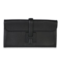 Hermès Black Evercolor Jige Elan 29 Handbag fv