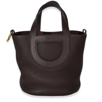 Hermès Rouge Sellier Clemence Swift In The Loop 18 GHW Handbag id