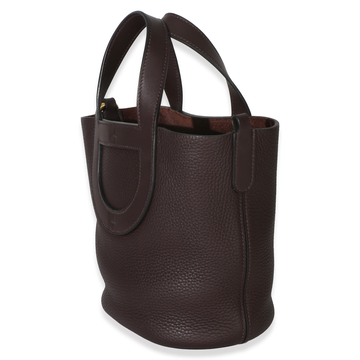 Hermès Rouge Sellier Clemence Swift In The Loop 18 GHW Handbag 2