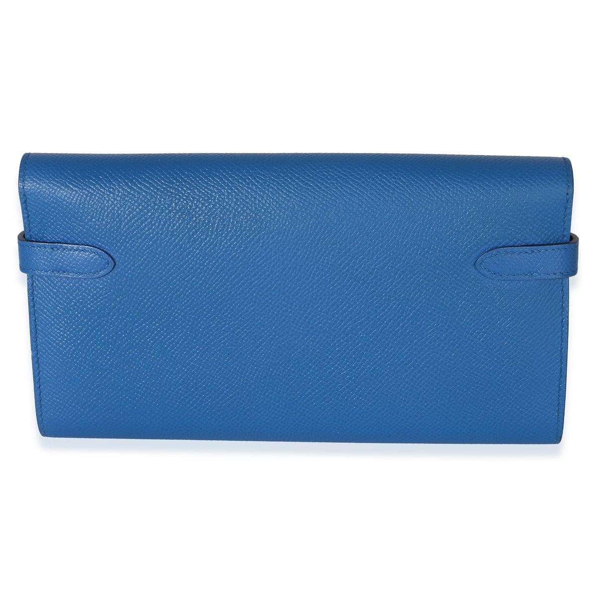 Hermès Bleu Hydra Epsom Kelly Longue Wallet GHW Wallet 4
