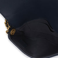 Chanel Navy Quilted Caviar Twist Your Buttons Phone Holder With Chain Handbag 9