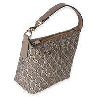Gucci Taupe GG Shadow Monogram Canvas Super Mini Ophidia Hobo Handbag 3