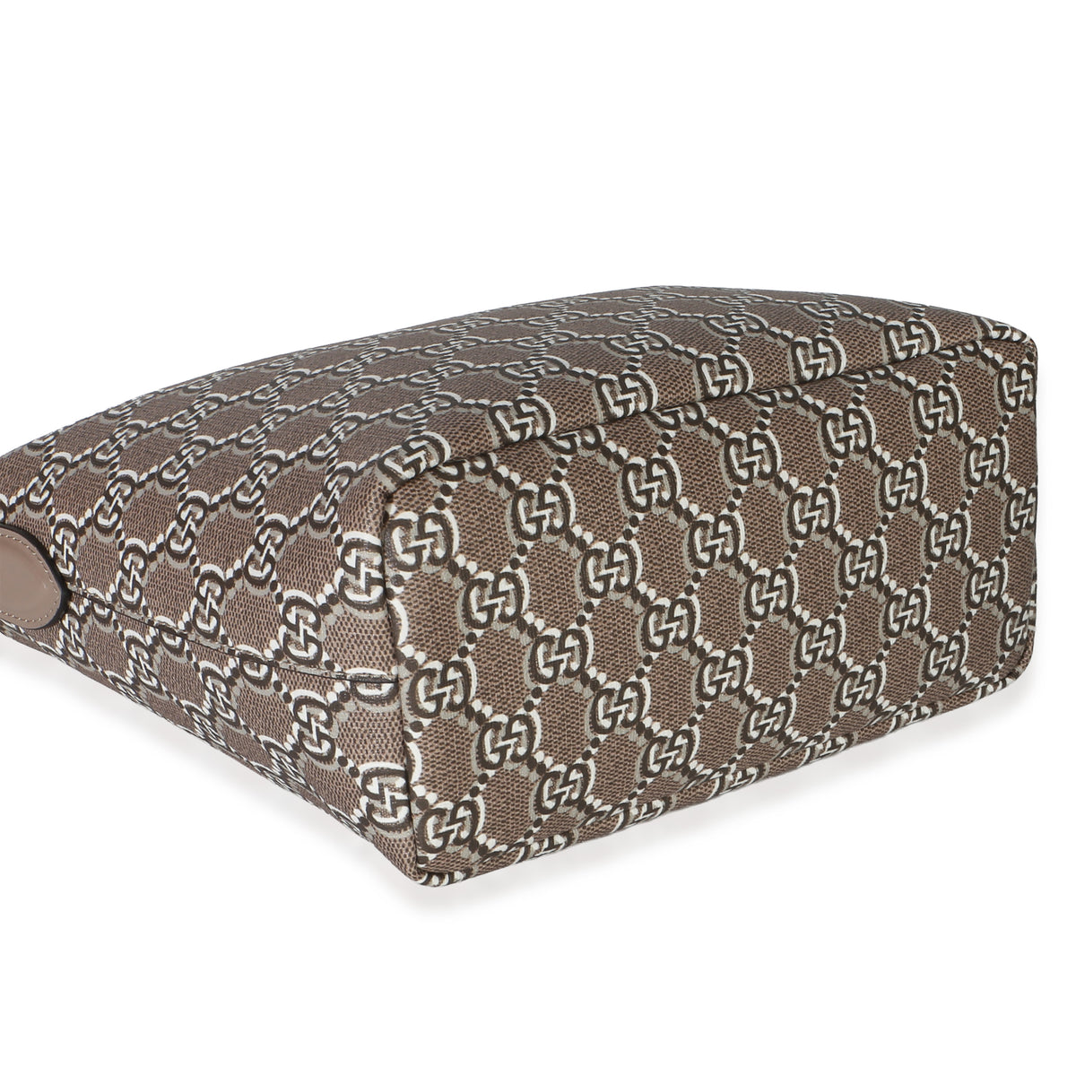 Gucci Taupe GG Shadow Monogram Canvas Super Mini Ophidia Hobo Handbag 7