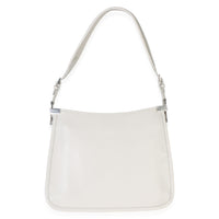 Gucci White Calfskin Horsebit Slim Shoulder Bag Handbag 4