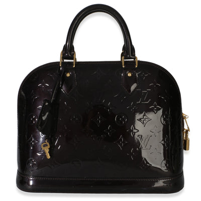 Louis Vuitton Amarante Monogram Vernis Alma PM Handbag id