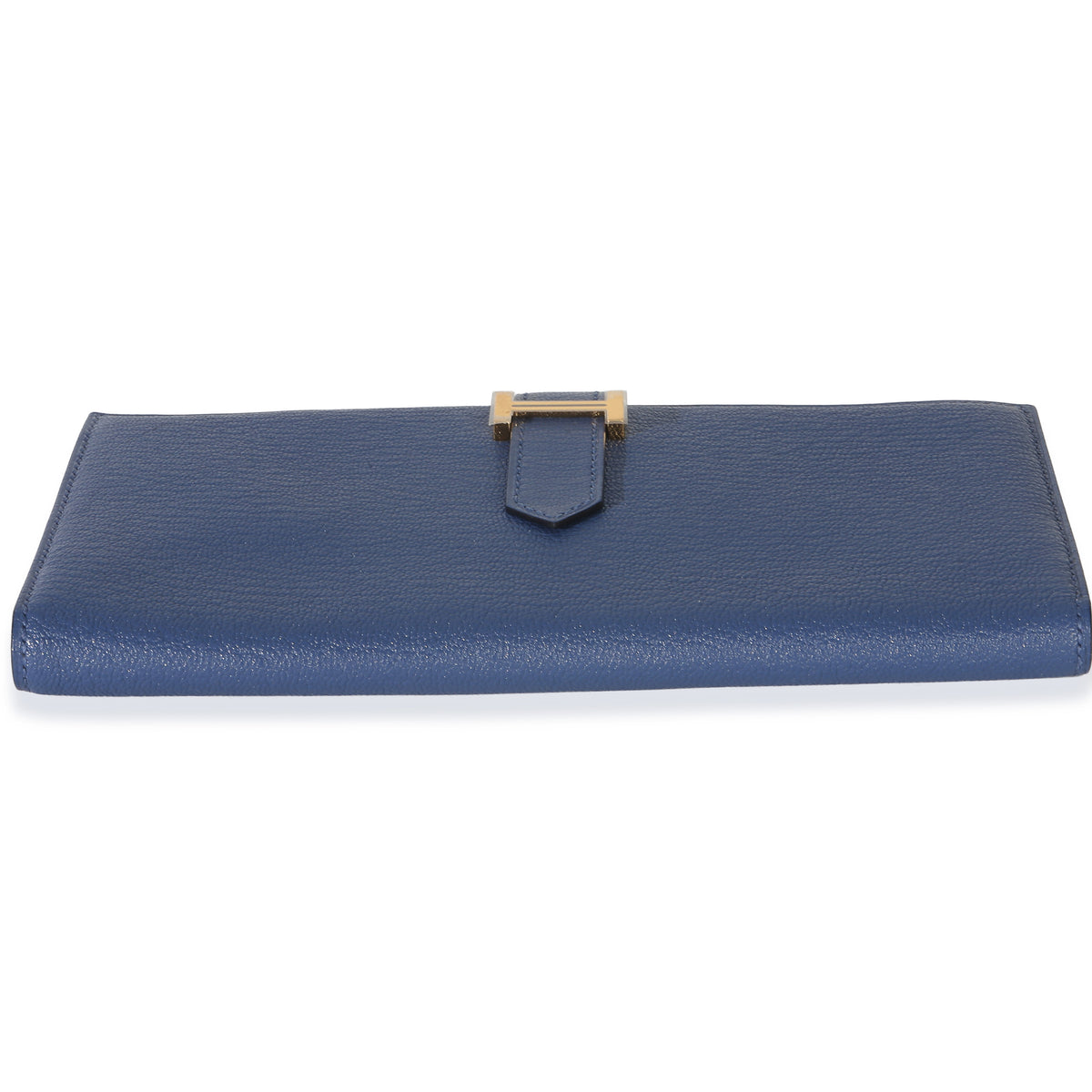 Hermès Bleu Brighton Chevre Mysore Bearn Wallet GHW Wallet 5