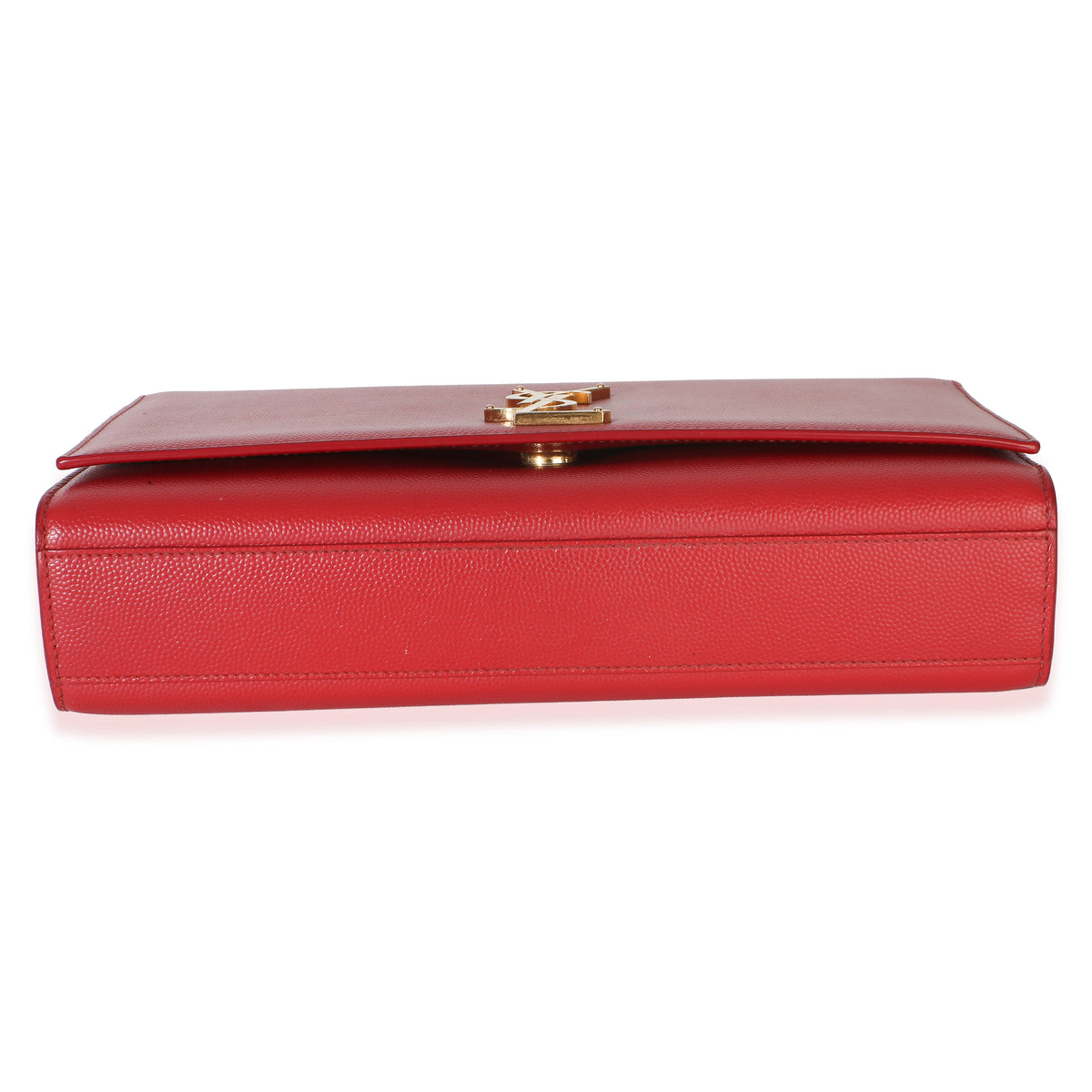 Saint Laurent Red Grain De Poudre Medium Kate Chain Bag Handbag 4