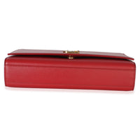 Saint Laurent Red Grain De Poudre Medium Kate Chain Bag Handbag 7