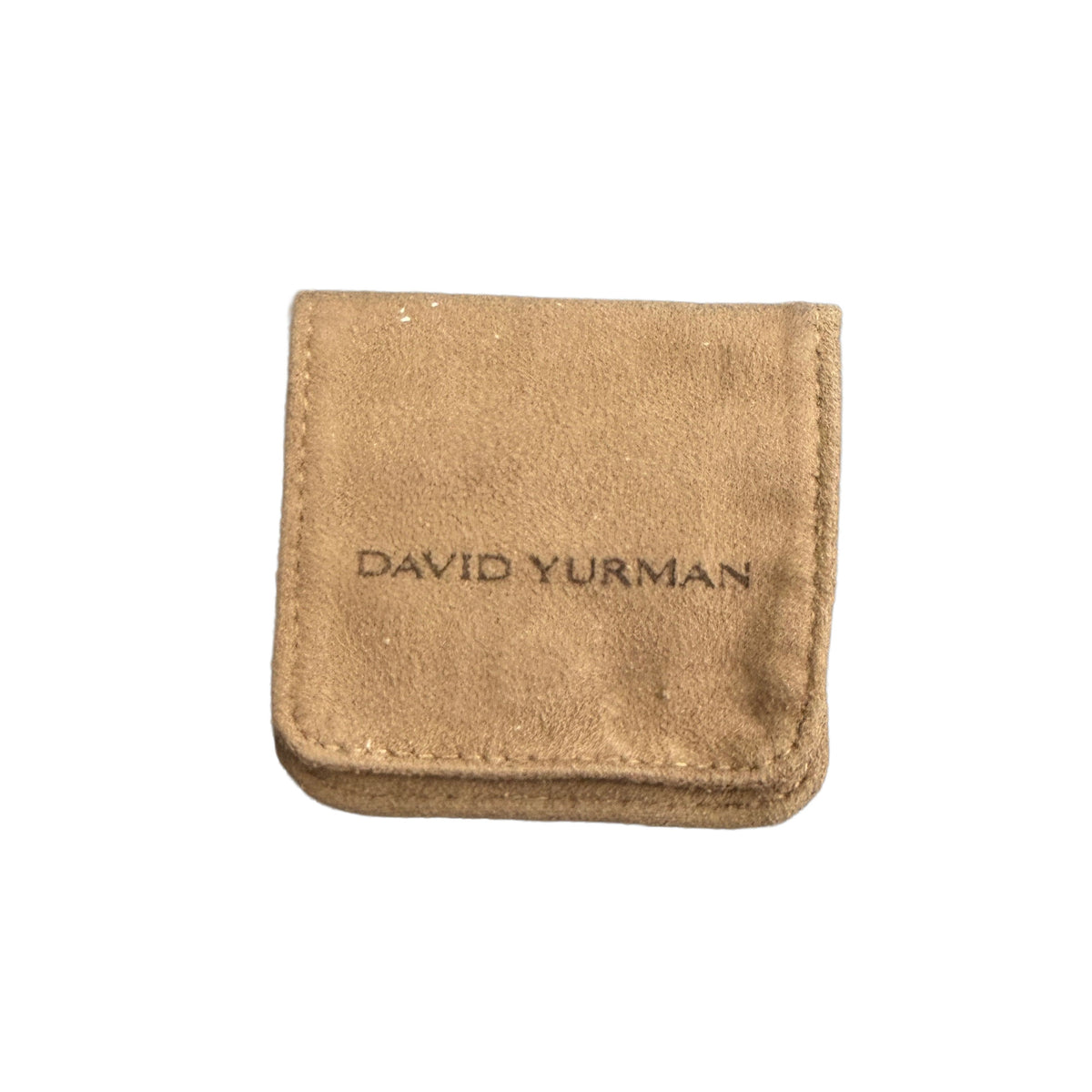 David Yurman Yellow Gold & Sterling Silver  Belmont Curb Link Necklace box