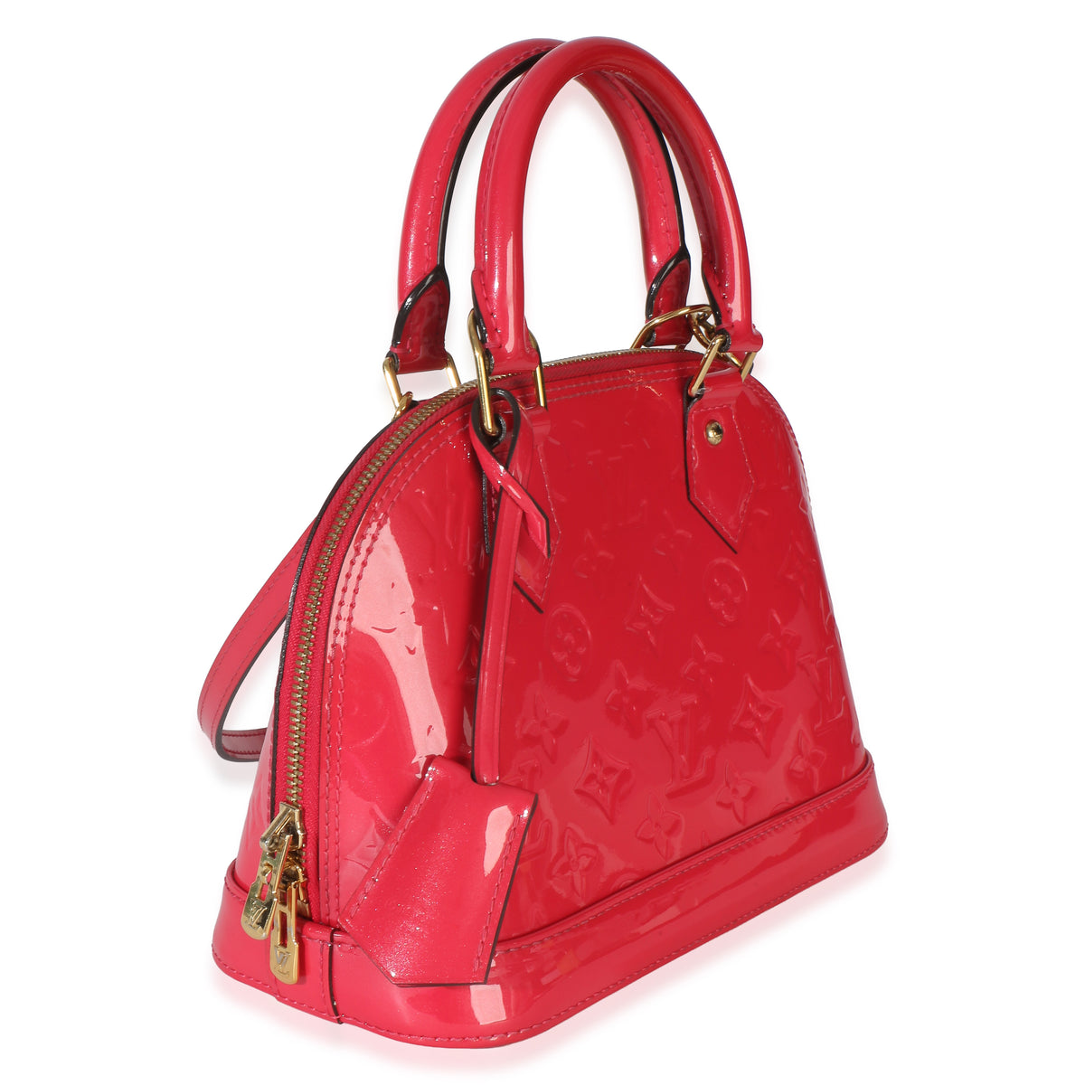 Louis Vuitton Hot Pink Monogram Vernis Alma BB Handbag 3