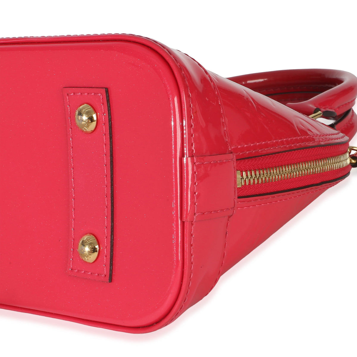 Louis Vuitton Hot Pink Monogram Vernis Alma BB Handbag 5