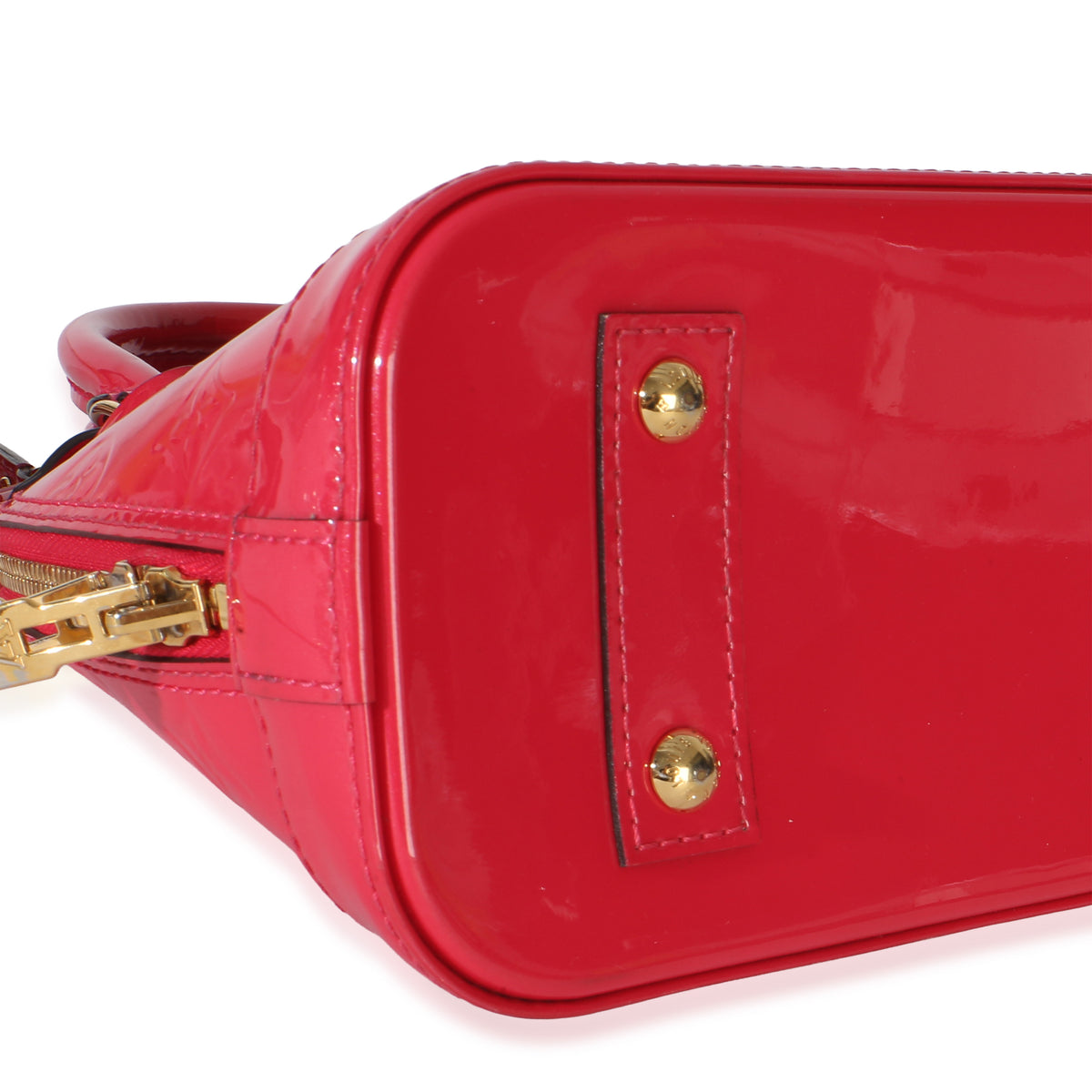 Louis Vuitton Hot Pink Monogram Vernis Alma BB Handbag 6