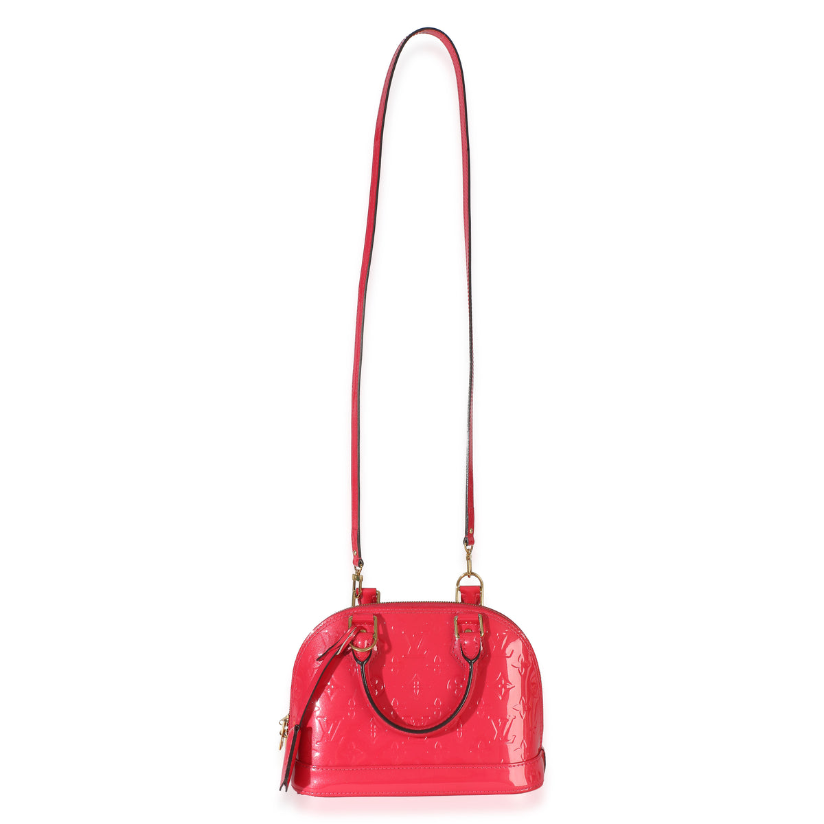Louis Vuitton Hot Pink Monogram Vernis Alma BB Handbag 7