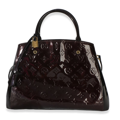 Louis Vuitton Amarante Monogram Vernis Montaigne MM Handbag id