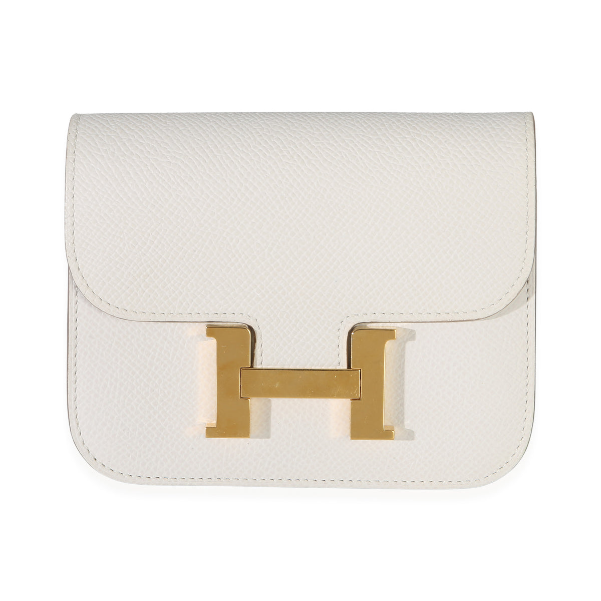 Hermès Craie Epsom Constance Slim Wallet GHW Wallet id