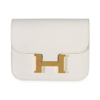 Hermès Craie Epsom Constance Slim Wallet GHW Wallet id