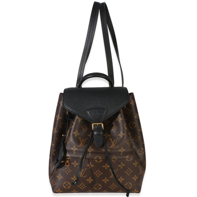 Louis Vuitton Black Monogram Canvas Montsouris PM NM Handbag fv