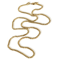 David Yurman Yellow Gold  Box Chain Necklace 6