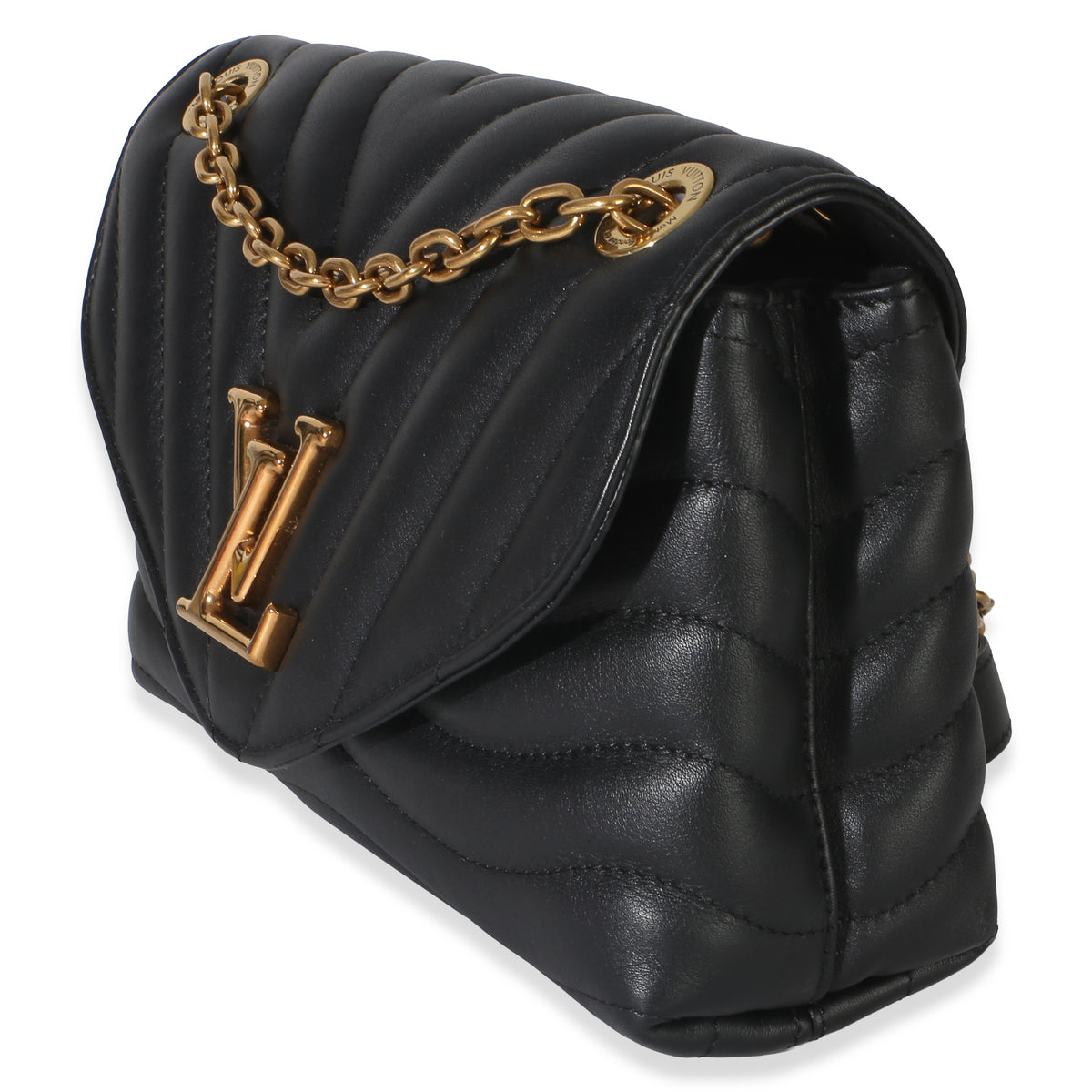 Louis Vuitton Black Calfskin New Wave MM NM Handbag 2