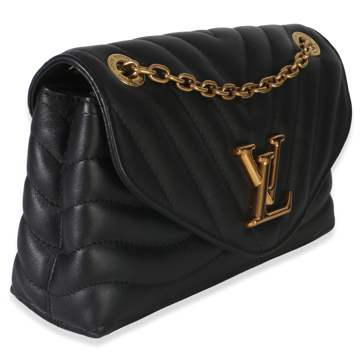 Louis Vuitton Black Calfskin New Wave MM NM Handbag 3