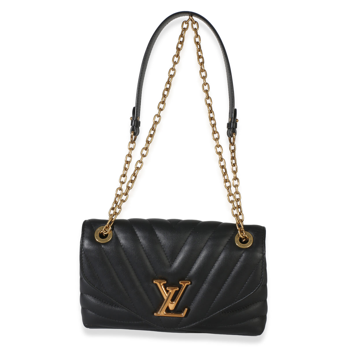 Louis Vuitton Black Calfskin New Wave MM NM Handbag 8