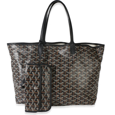 Goyard Black ine Canvas Saint Louis PM Handbag fv