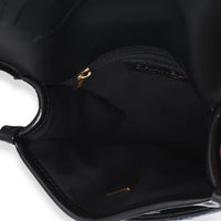 Chanel Black Quilted Patent School Memory Mini Top Handle Flap Bag Handbag 9