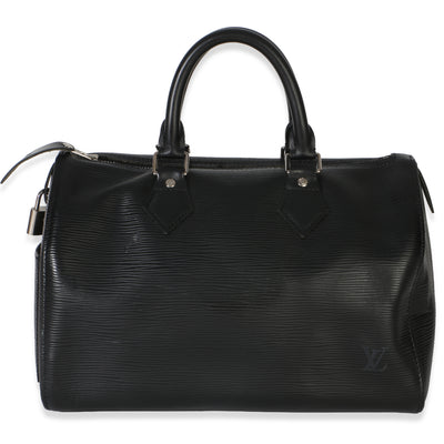 Louis Vuitton Black Epi Speedy 25 Handbag id