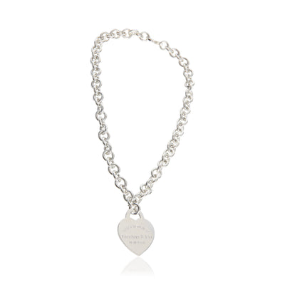 Tiffany & Co. Sterling Silver  Return To Tiffany XL Heart Necklace fv