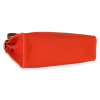 Hermès Orange Poppy Toile Vache Hunter Herbag Zip 31 PM PHW Handbag 7