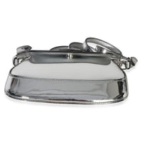 Prada Argento Spazzolato Mini Cleo Flap Bag Handbag 5