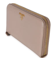 Prada Light Pink Vitello Move Zip Around Wallet Wallet 2