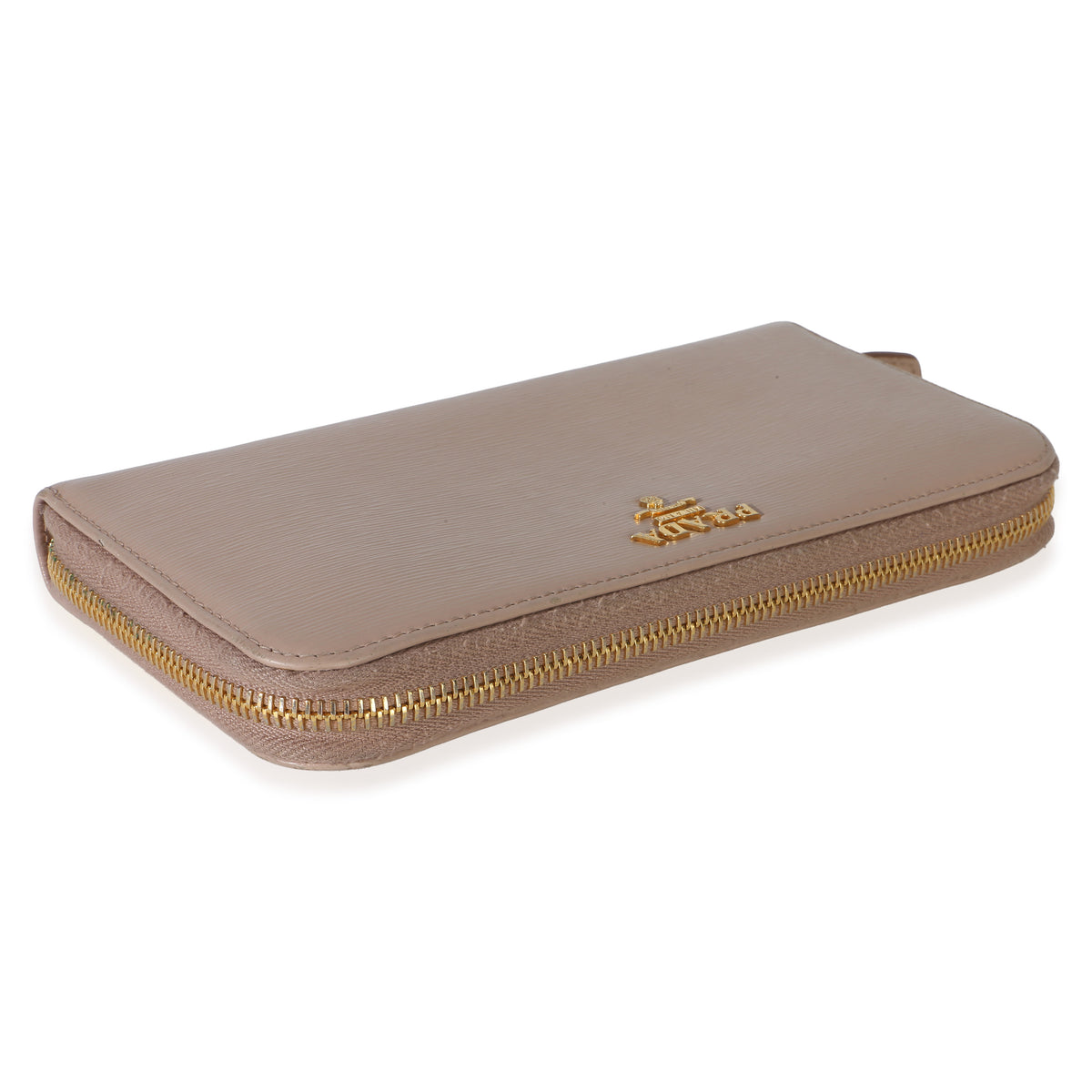 Prada Light Pink Vitello Move Zip Around Wallet Wallet 6
