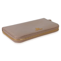 Prada Light Pink Vitello Move Zip Around Wallet Wallet 6