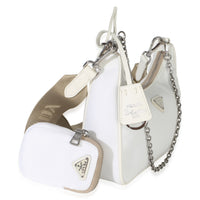 Prada White Re Nylon Re Edition 2005 Bag Handbag 3
