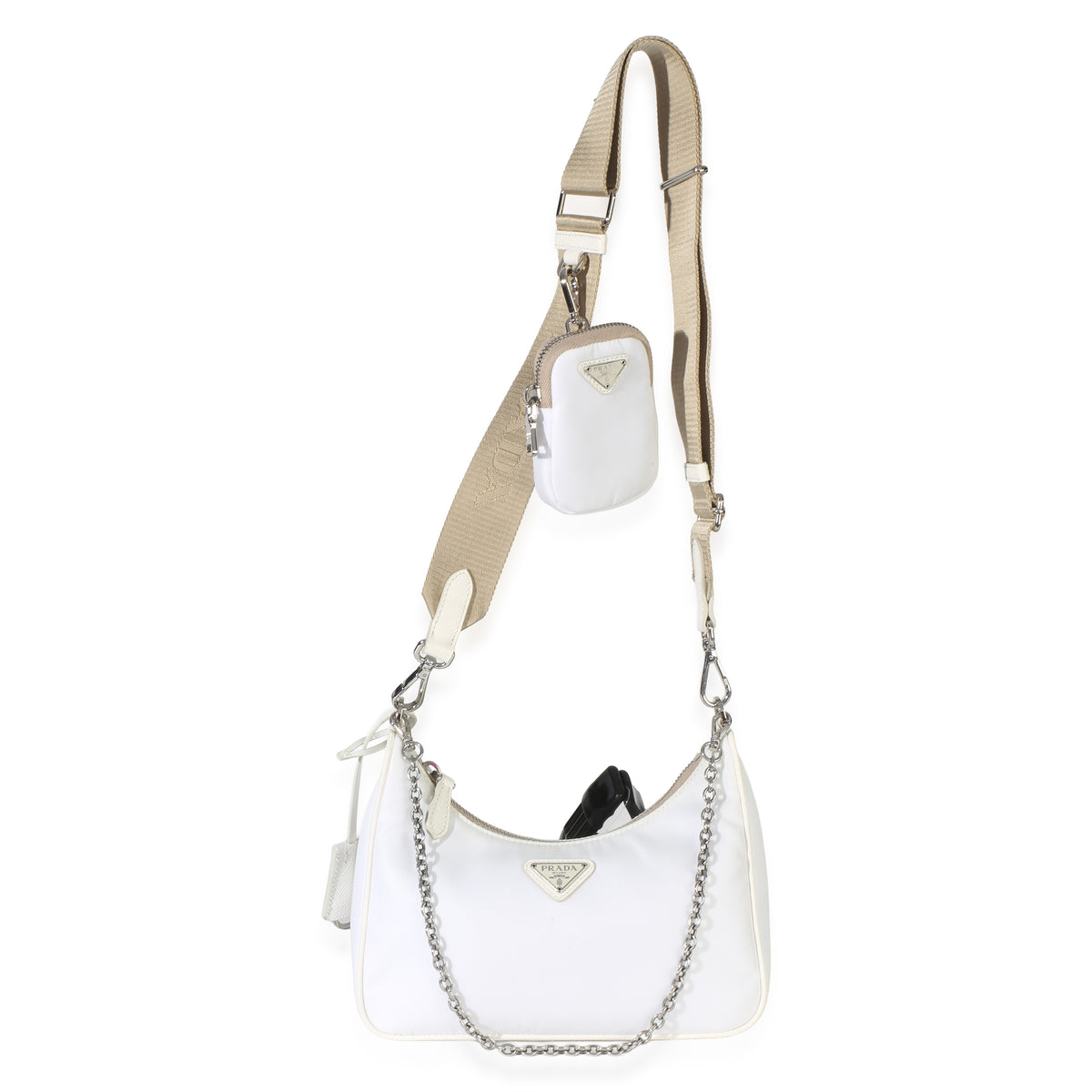 Prada White Re Nylon Re Edition 2005 Bag Handbag 8