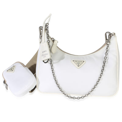 Prada White Re Nylon Re Edition 2005 Bag Handbag id