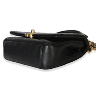 Chanel Black Quilted Lambkin Small Chain Is More Flap Bag Handbag 6