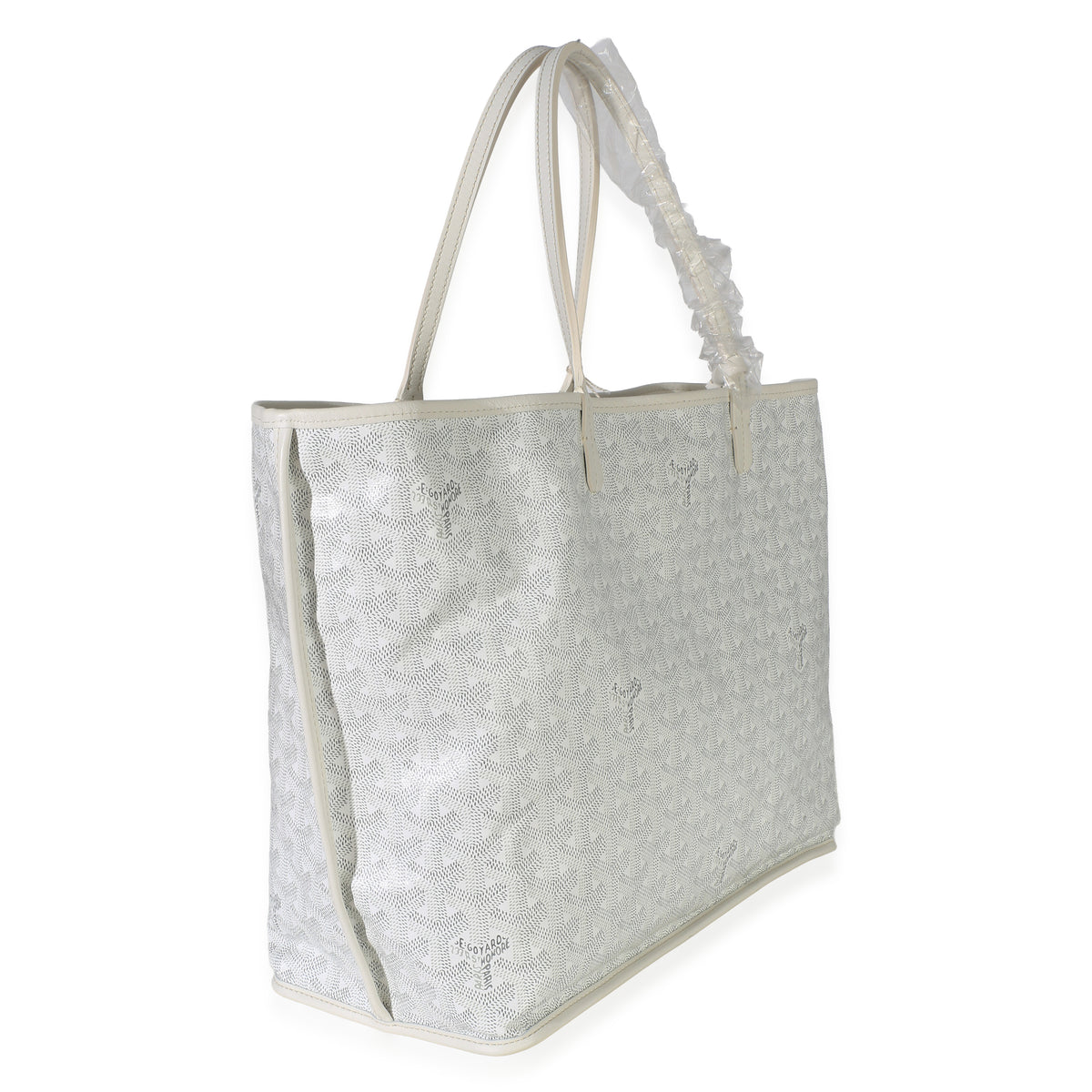 Goyard White ine Canvas Anjou PM Handbag 3