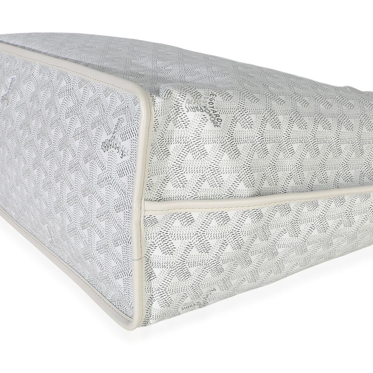 Goyard White ine Canvas Anjou PM Handbag 8