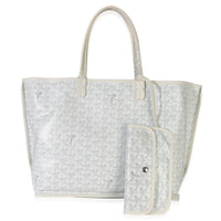 Goyard White ine Canvas Anjou PM Handbag fv